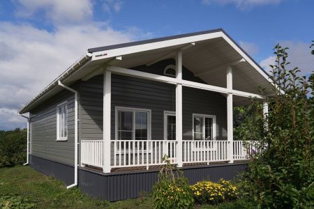 Виниловый софит Grand Line Classic Standart частично перфорированный белый