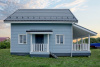 Виниловый софит Grand Line Classic Standart частично перфорированный белый