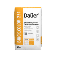 Цветная кладочная смесь армированная Dauer BRICK.COLOR 251 кремово-бежевая 50 кг